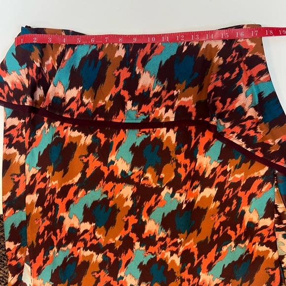 ULLA JOHNSON Danica Drapes Printed Crepe Midi Skirt - Picture 9 of 10